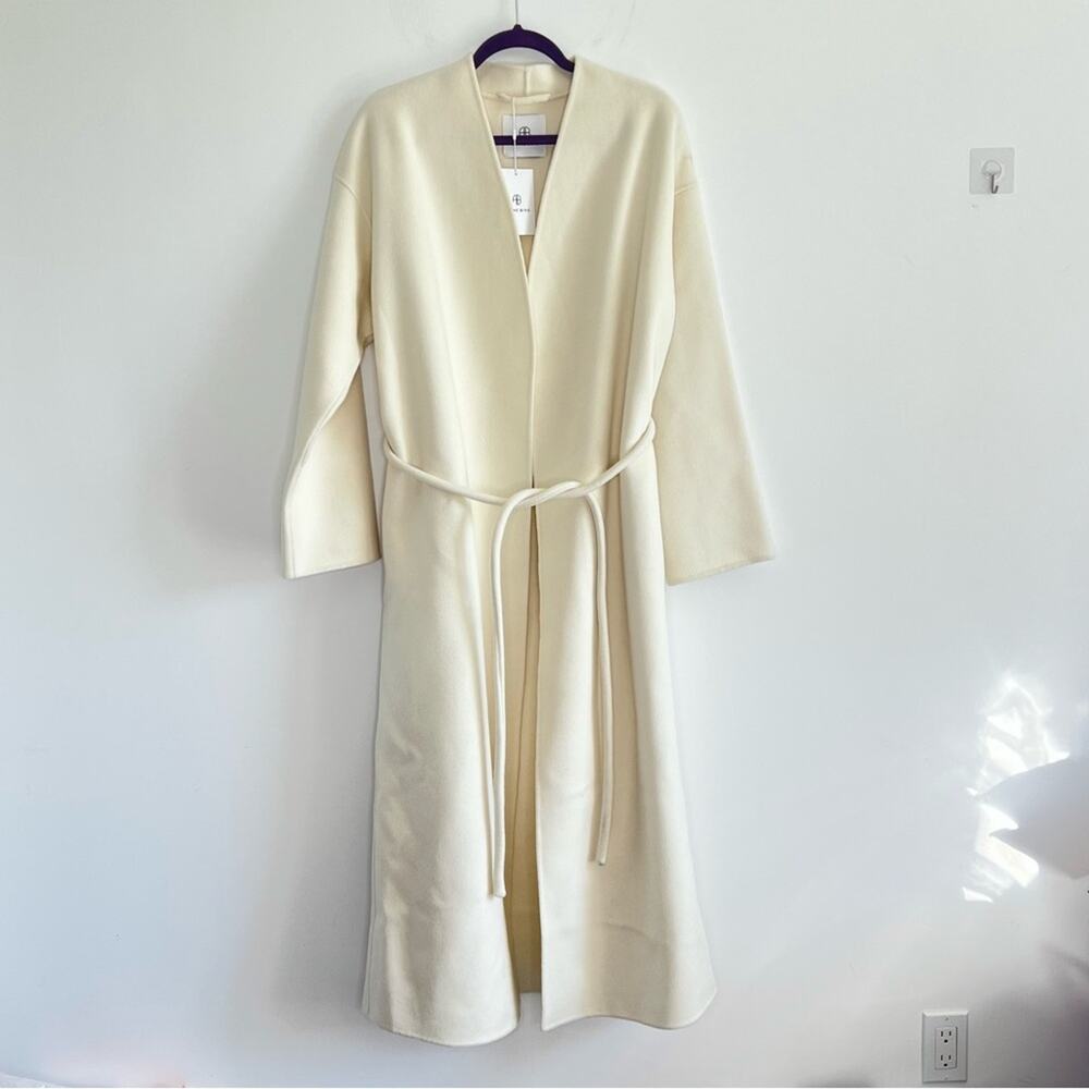 FINAL PRICE NEW NWT ANINE BING Hunter Coat In Ivory - Picture 4 of 11